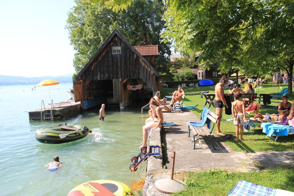 Ferienwohnungen Huber Weyregg Ngoại thất bức ảnh